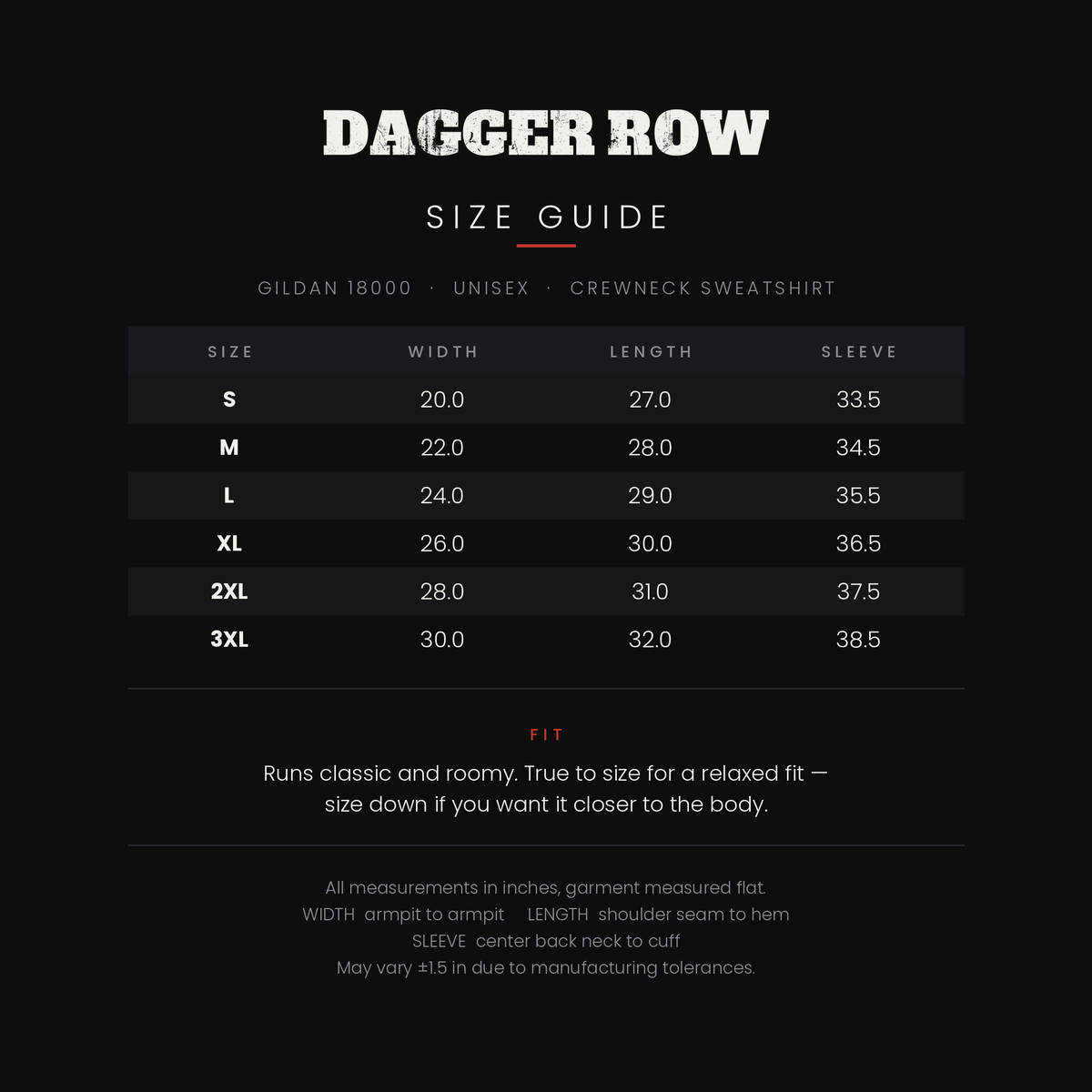 Dagger & Rose American Traditional Crewneck