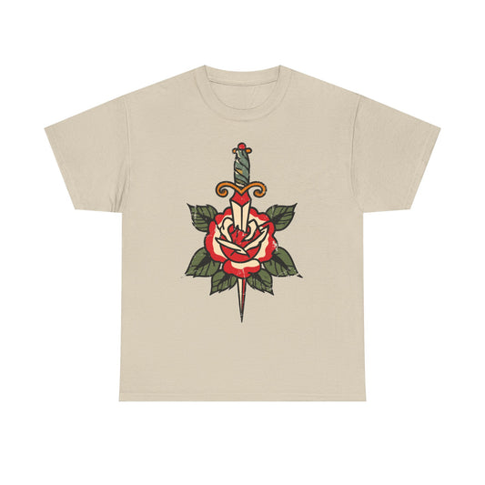 Dagger & Rose  American Traditional Tee