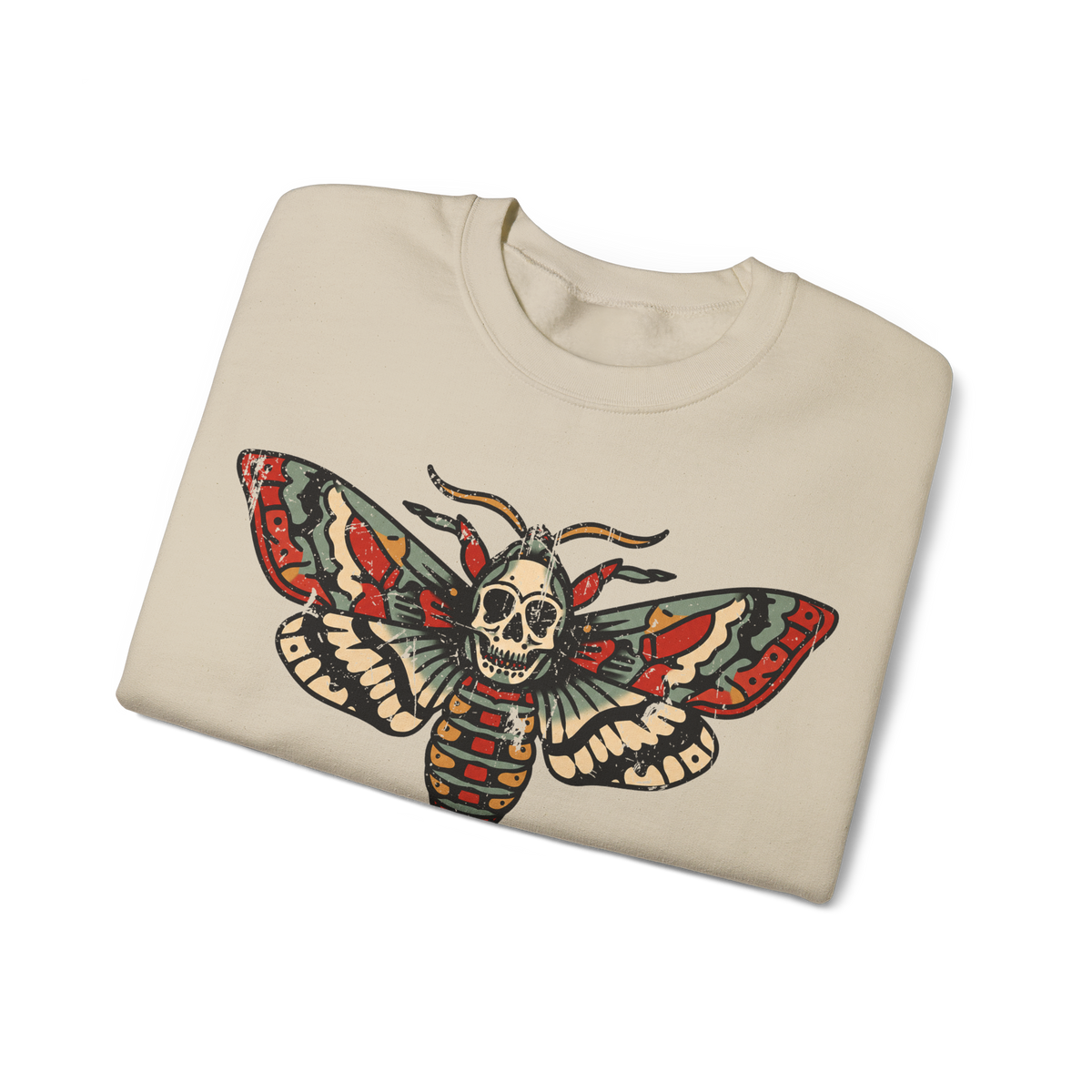 Death Moth American Traditional Crewneck