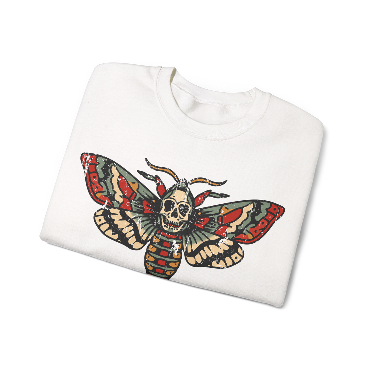 Death Moth American Traditional Crewneck