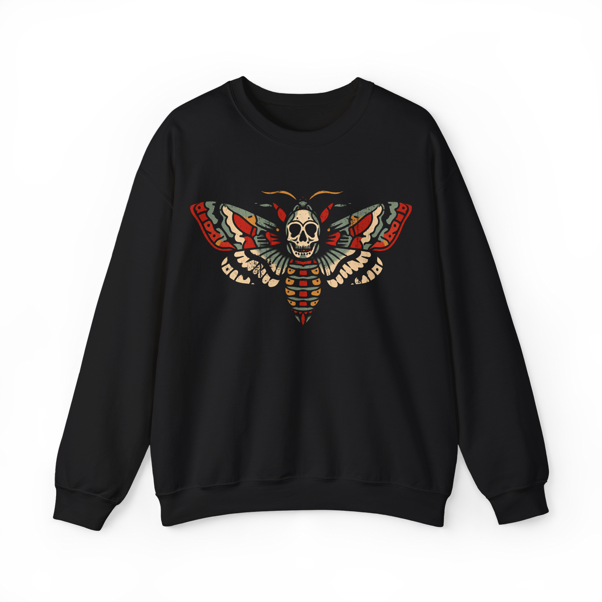 Death Moth American Traditional Crewneck