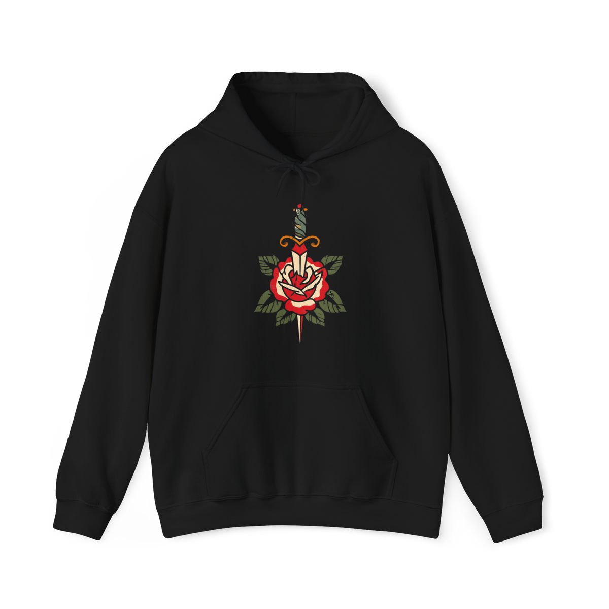 Dagger & Rose  American Traditional Hoodie