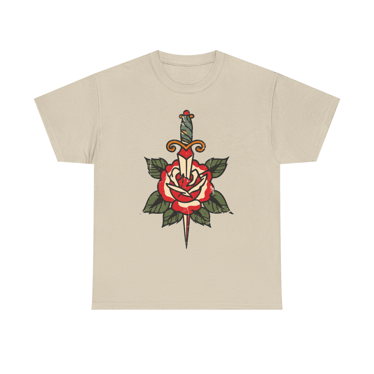 Dagger & Rose  American Traditional Tee