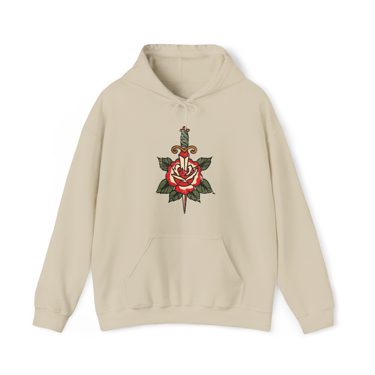 Dagger & Rose  American Traditional Hoodie