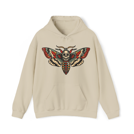 Death Moth American Traditional Hoodie
