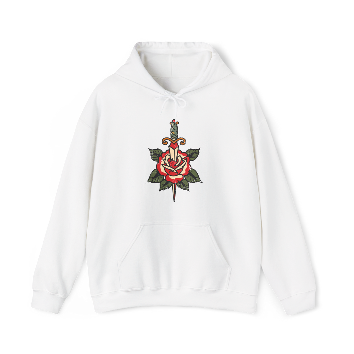 Dagger & Rose  American Traditional Hoodie